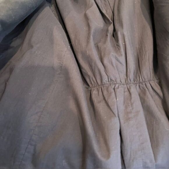 Ulla Johnson Line Lyocell Peplum Back Blazer Deep Navy Blue Lined Size 8 - Picture 4 of 12